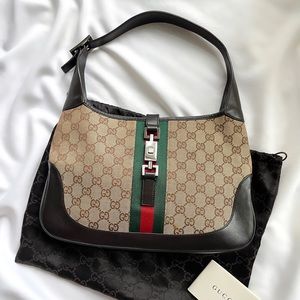 🌹SOLD🌹 GUCCI Jackie Monogram Shoulder Bag